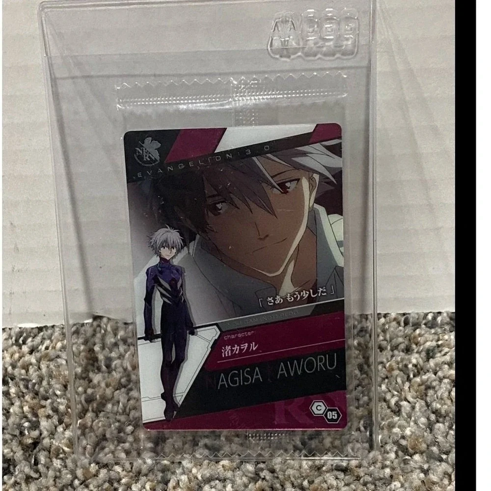 Bandai Trading Card Evangelion Nagisa Kaworu Purple Japanese Anime